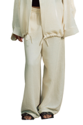 The Air cardigan pants beige