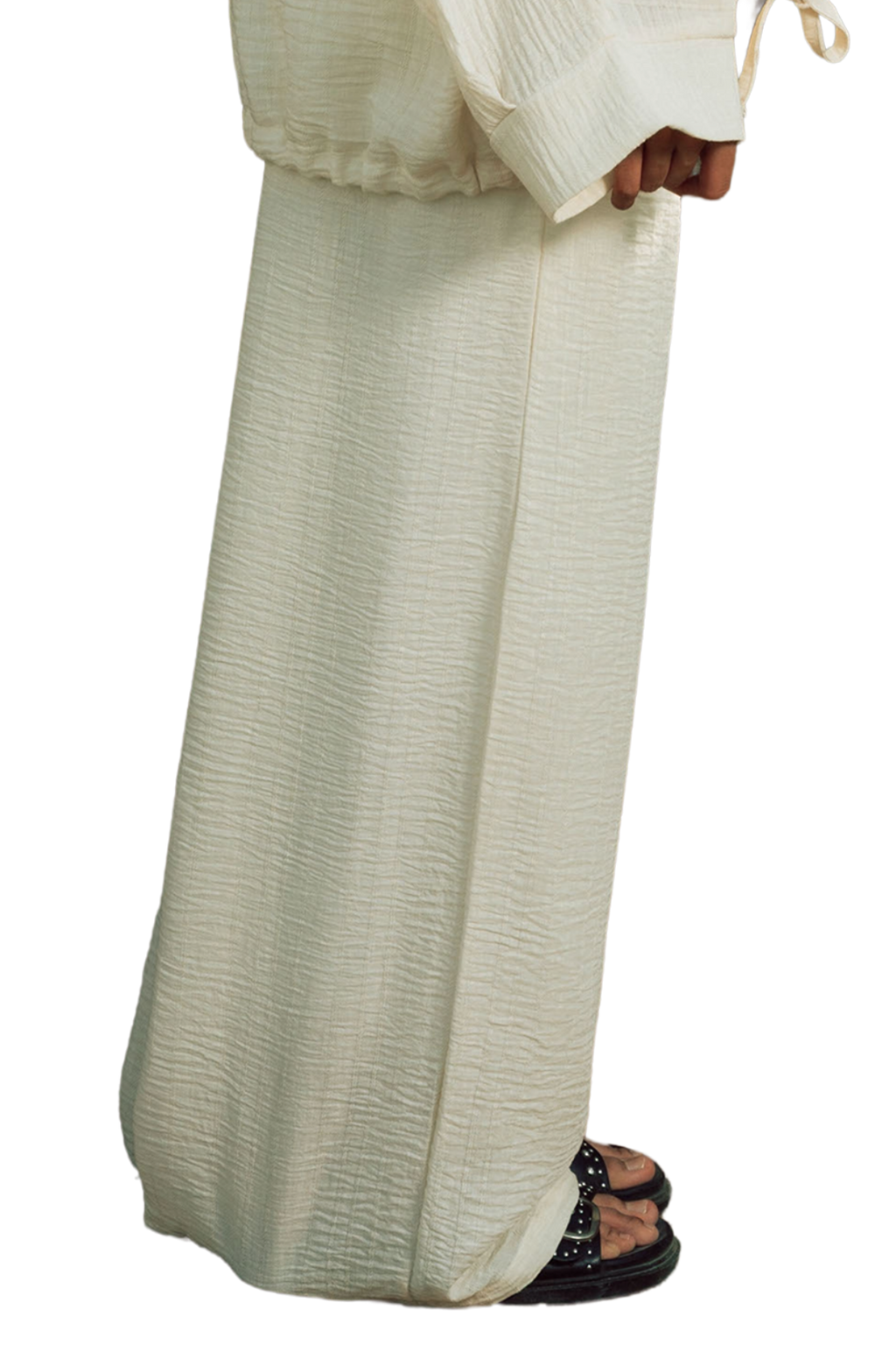 The Air cardigan pants beige