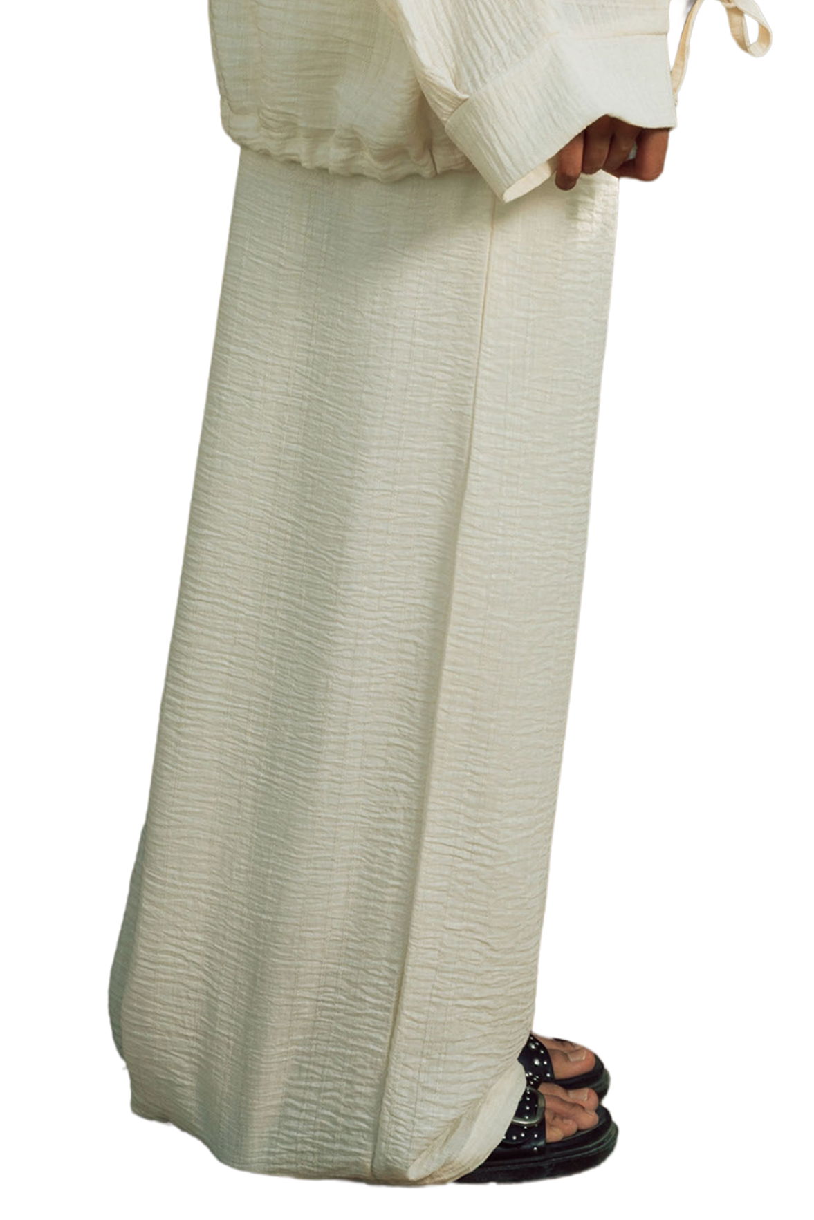 The Air cardigan pants beige