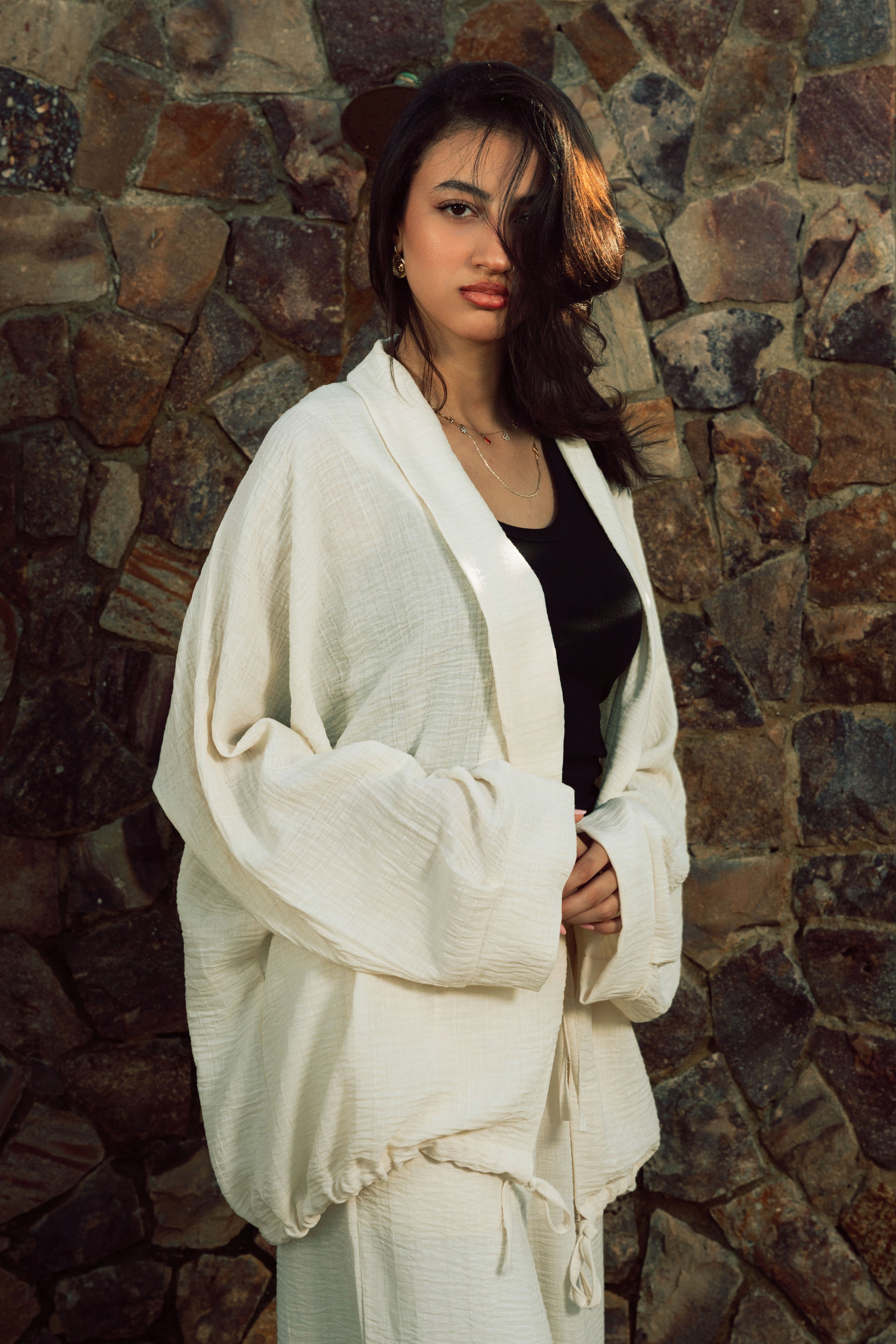 The Air cardigan beige