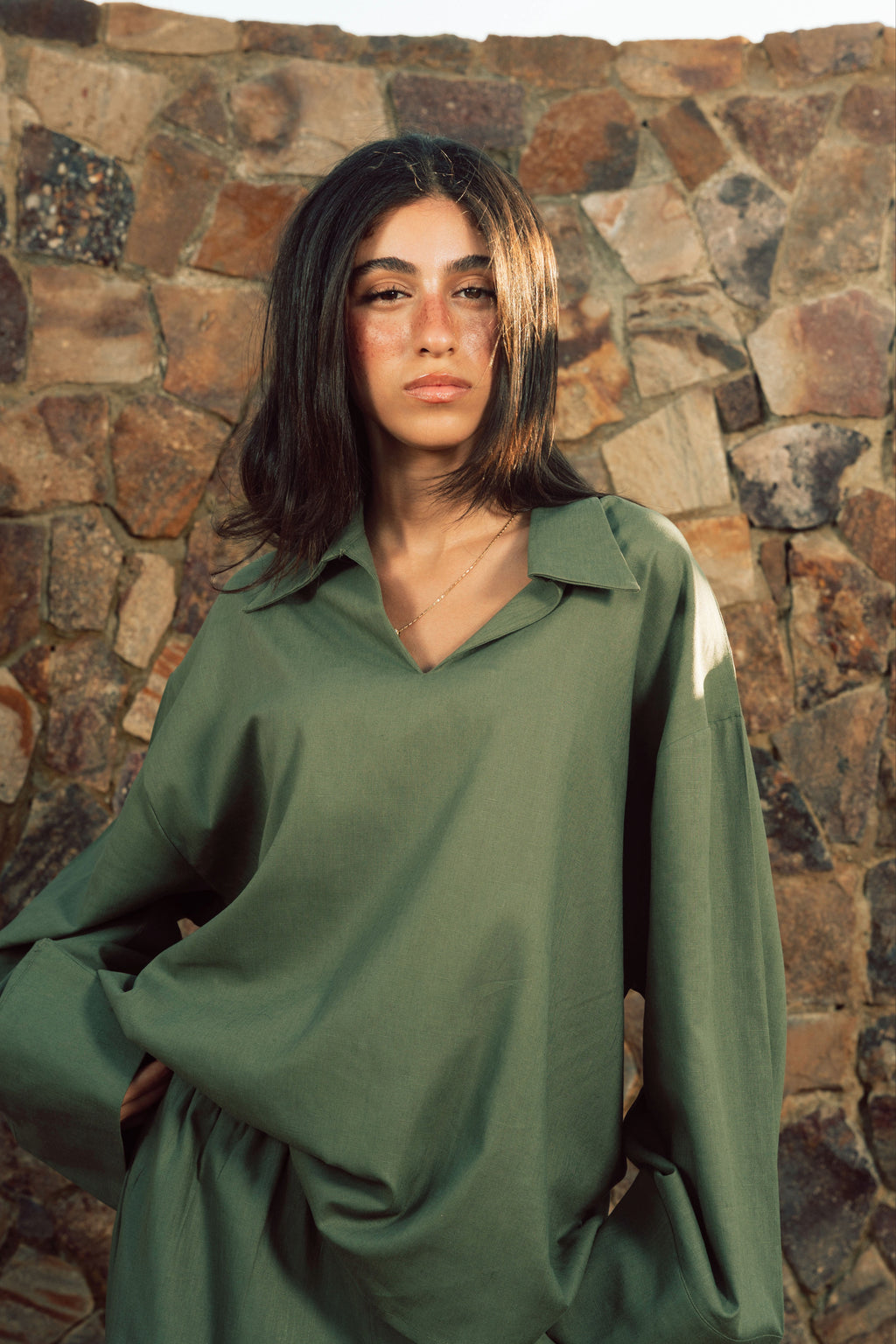 The still olive top