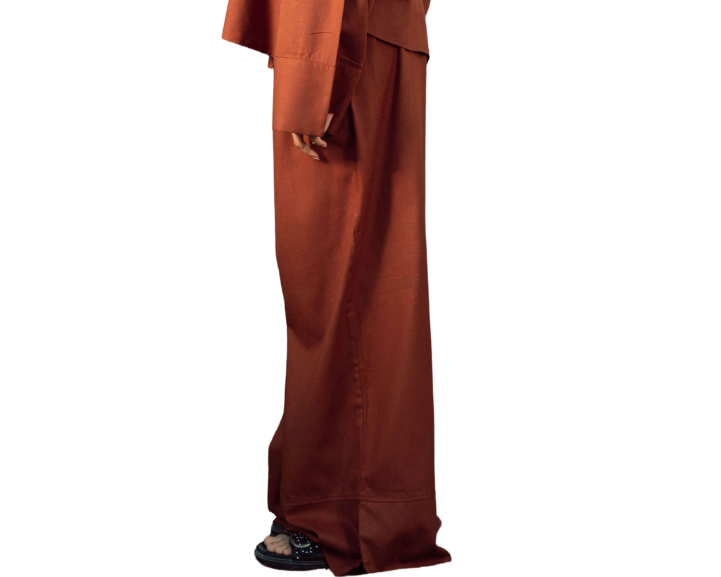 The still burnt orange pants