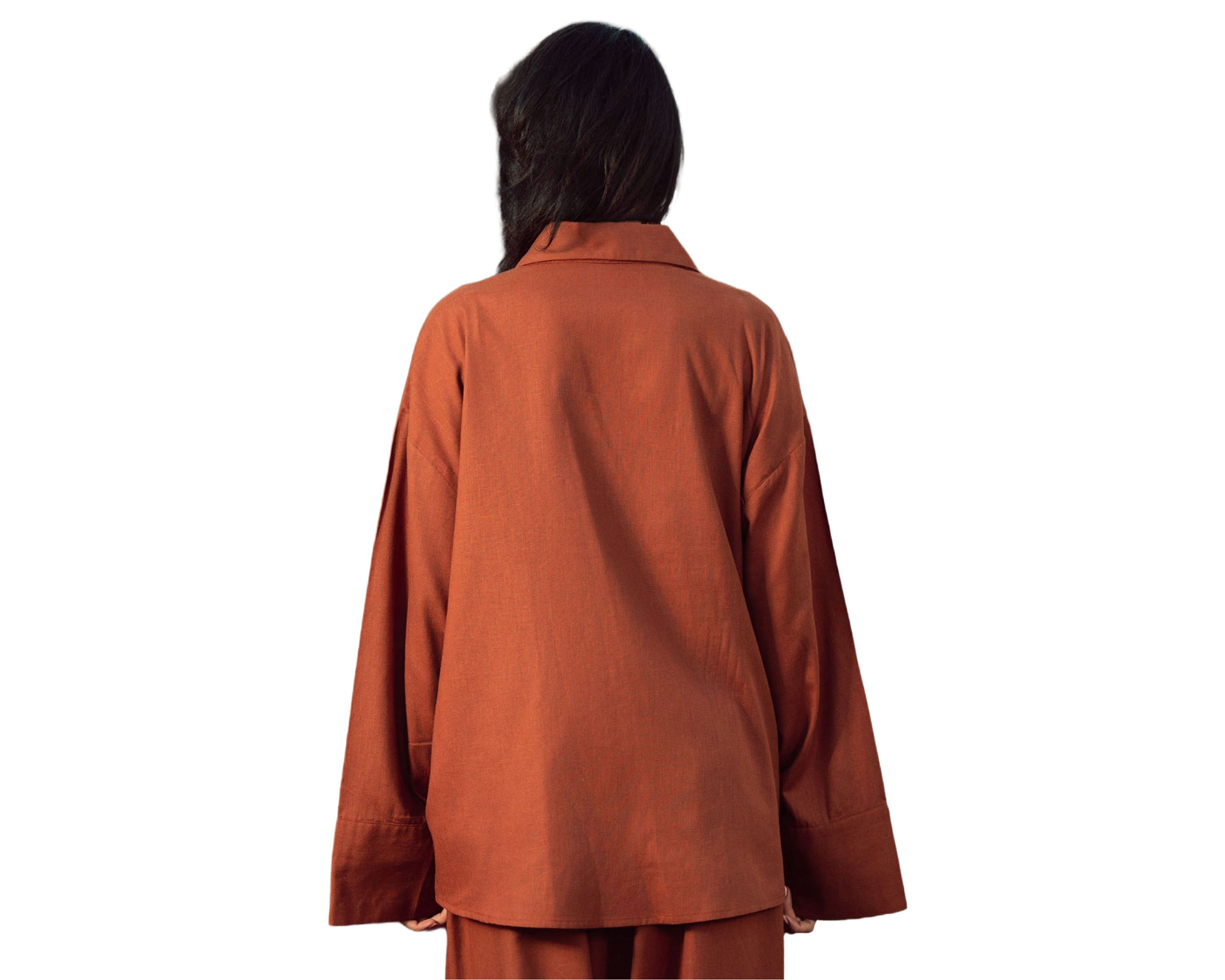 The still burnt orange top