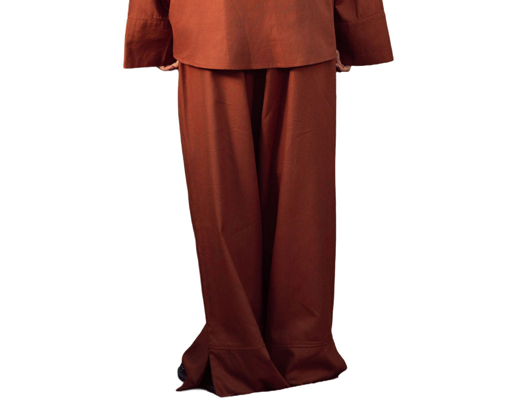 The still burnt orange pants