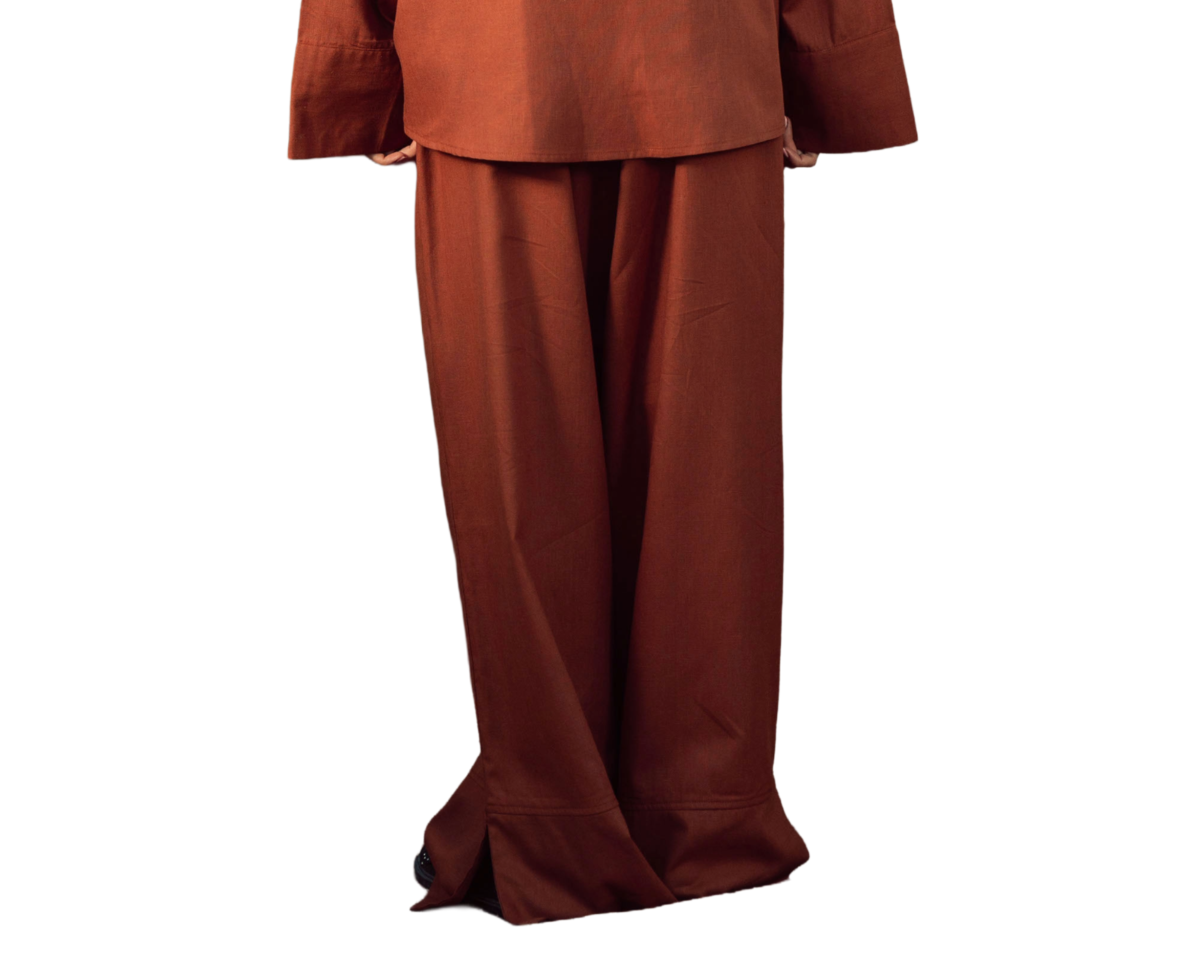 The still burnt orange pants