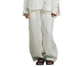Ballon linen pants white