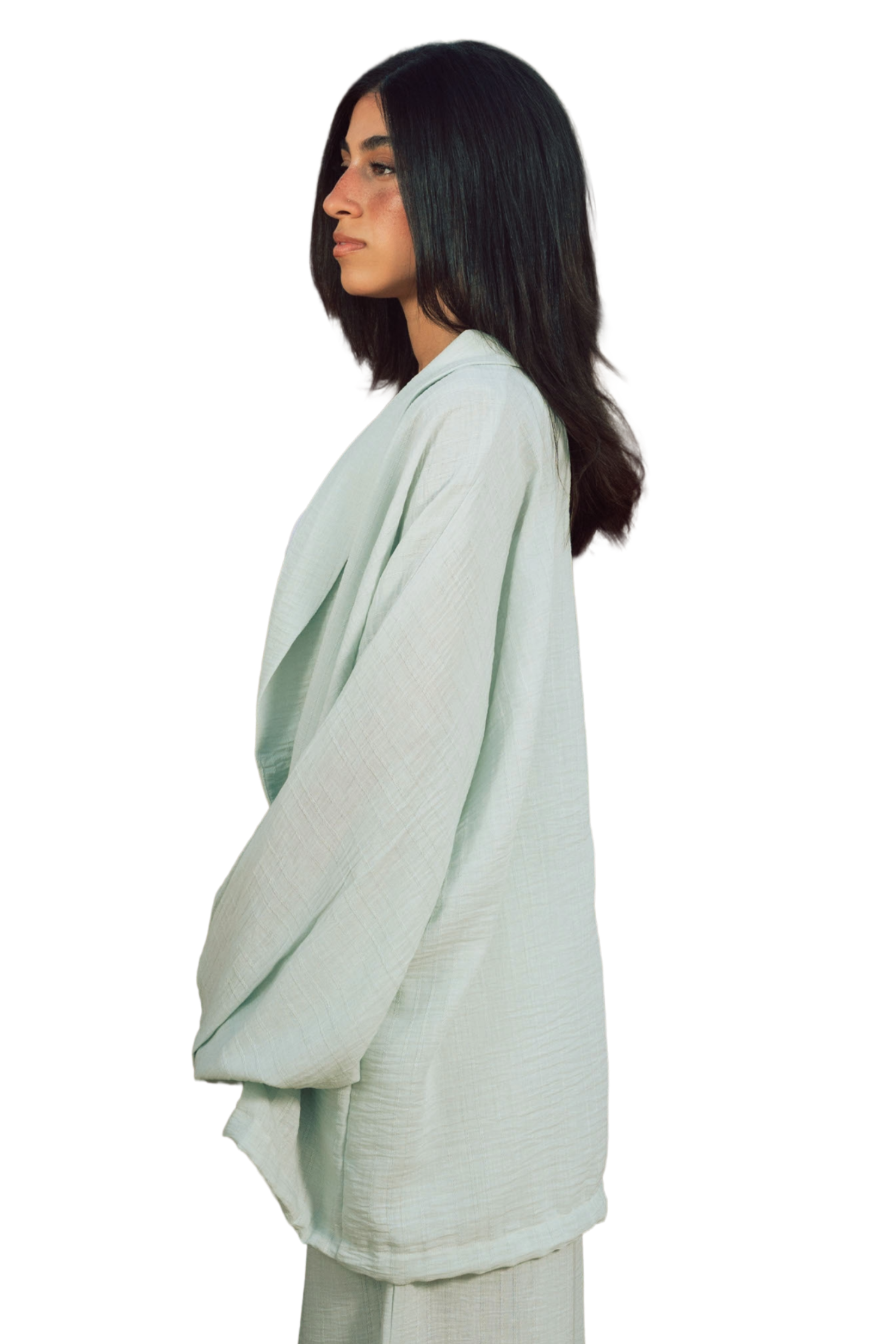 The Air cardigan mint green