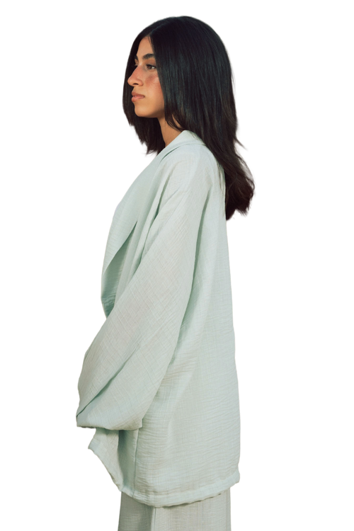 The Air Cardigan-Mint Green