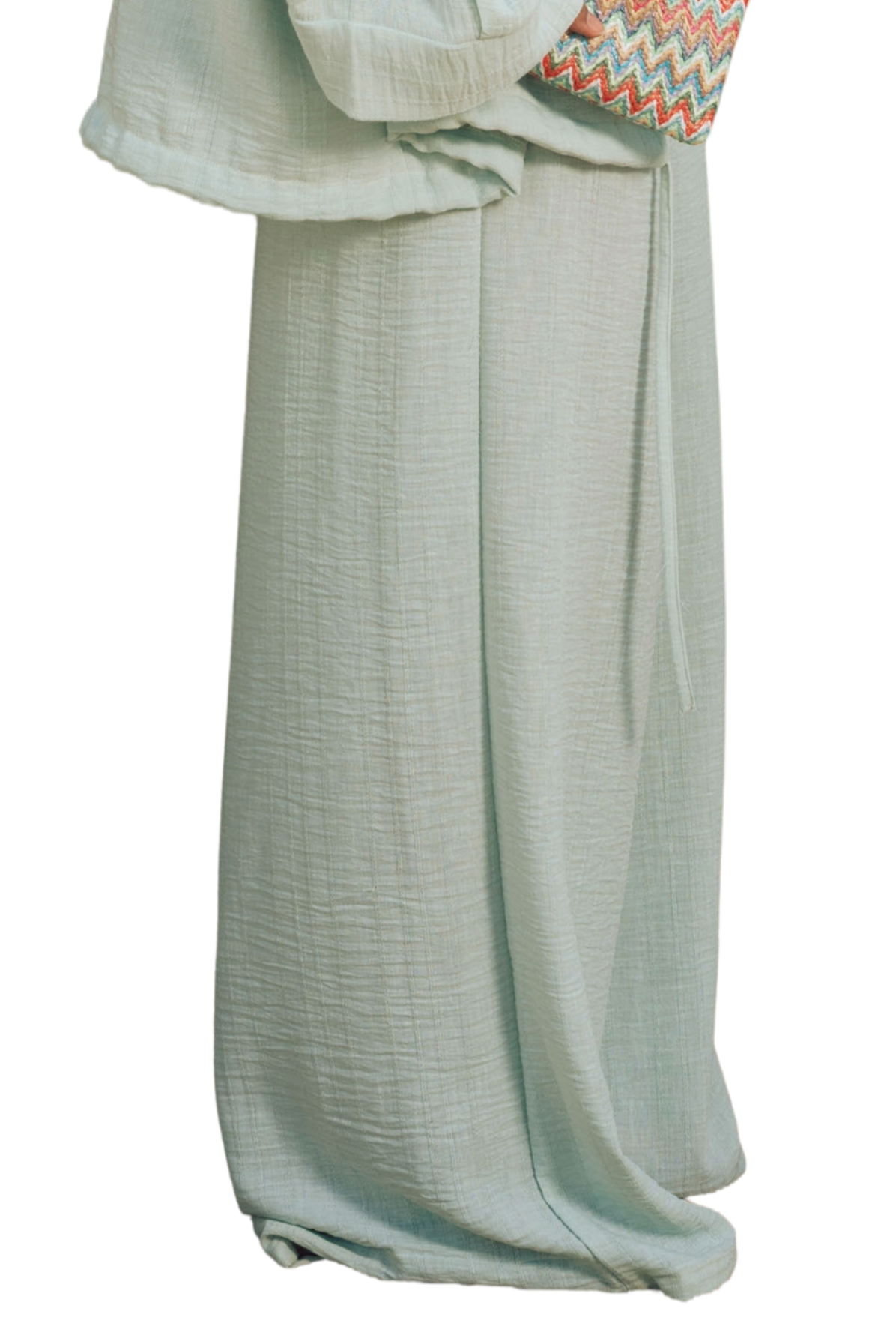 The Air pants mint green