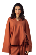 The still burnt orange top
