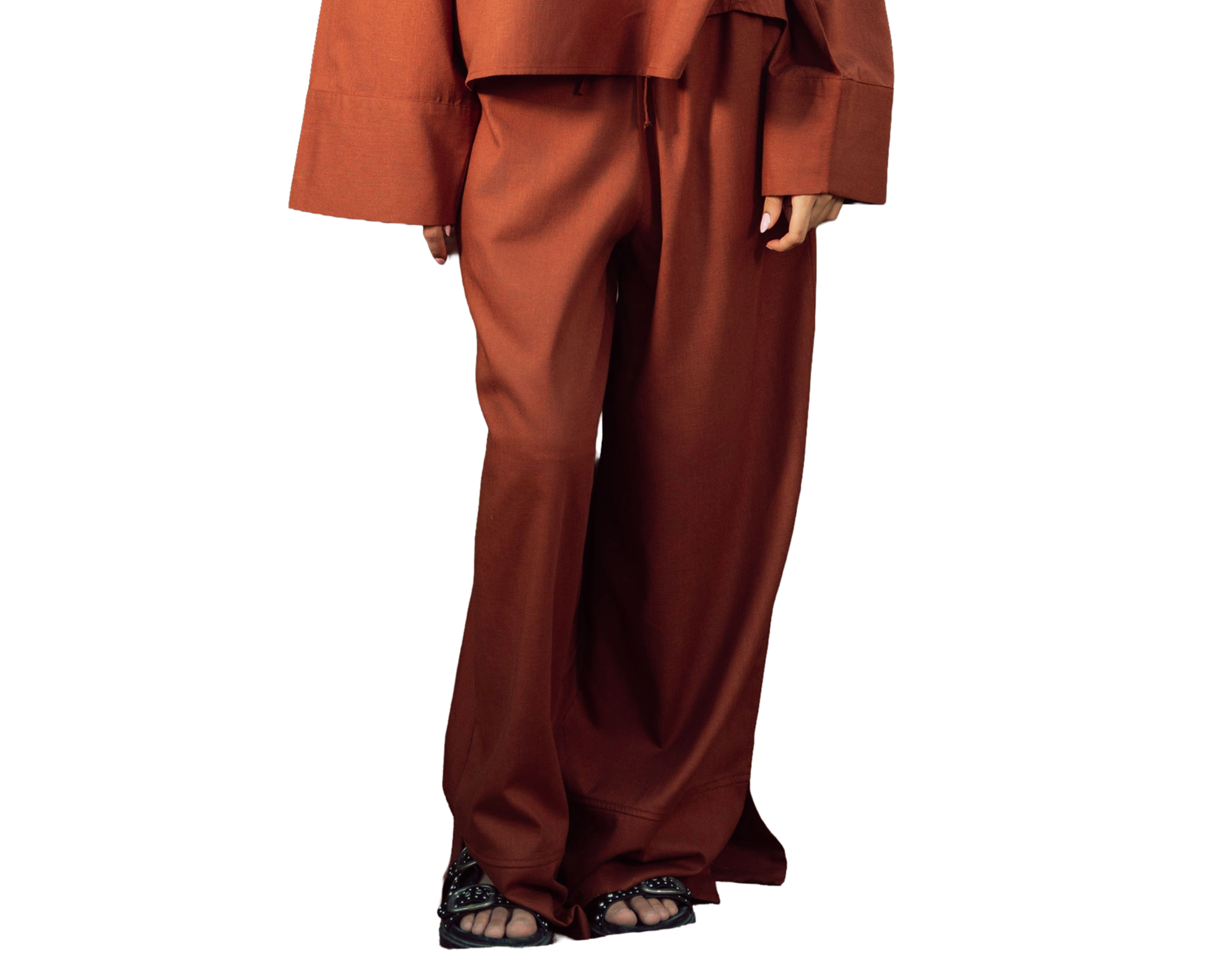 The still burnt orange pants